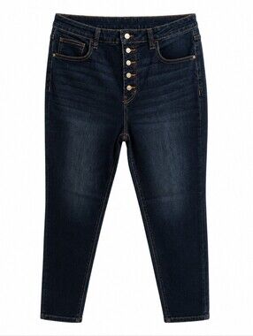 No Boundaries High-Rise Button-Fly Skinny Jeans. Women's Size 15 - Not Juniors.